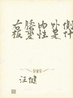 右膝内外侧半月板变性是什么意思封面
