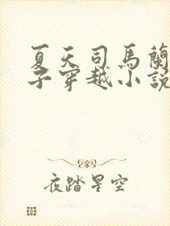 夏天司马兰九皇子穿越小说笔趣阁