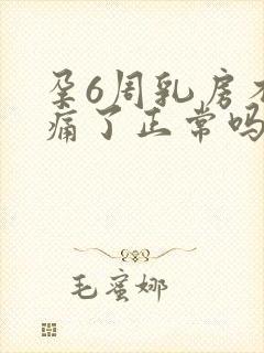 孕6周乳房不胀痛了正常吗