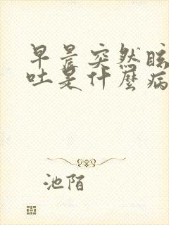 早晨突然眩晕呕吐是什么病
