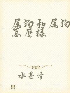 属狗和属狗姻缘怎么样封面