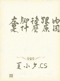 左脚后跟内侧疼是什么原因引起的封面