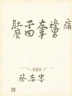 肚子左边痛是怎么回事男封面