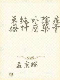 单纯外阴痒可以擦什么药膏