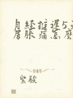 月经推迟5天乳房胀痛怎么回事