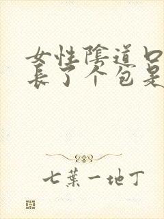 女性阴道口旁边长了个包是怎么回事