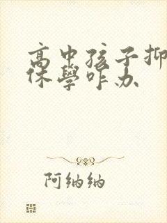 高中孩子抑郁想休学咋办封面
