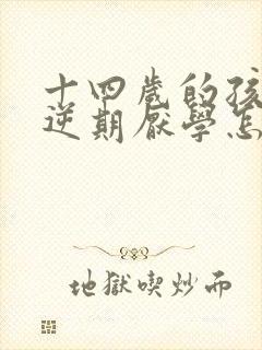 十四岁的孩子叛逆期厌学怎么办