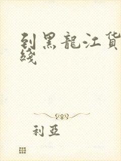 到黑龙江货运专线