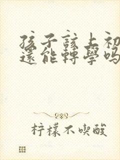 孩子该上初三了还能转学吗?
