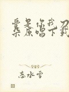 爱是你我刀郎云朵原唱下载