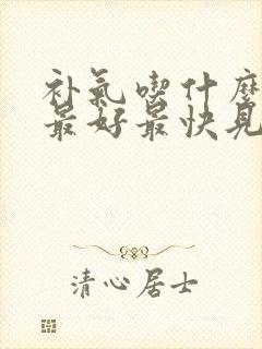 补气吃什么中药最好最快见效