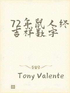 72年鼠人终生吉祥数字