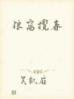 狼窝揽春封面