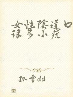 女性阴道口上有很多小疣