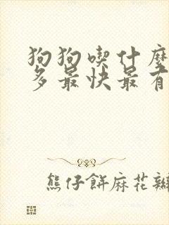 狗狗吃什么奶水多最快最有效封面