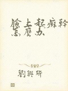 脸上起癣干起皮怎么办封面