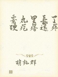 睾丸里长了一个硬疙瘩还疼