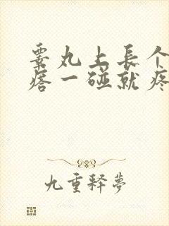 睾丸上长个硬疙瘩一碰就疼