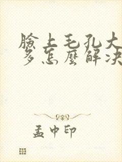脸上毛孔大粉刺多怎么解决