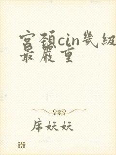 宫颈cin几级最严重封面