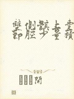 双侧髌上囊及关节腔少量积液