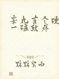 睾丸有个硬疙瘩一碰就疼