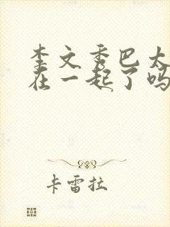 李文秀巴太最后在一起了吗
