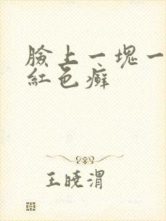脸上一块一块的红色癣