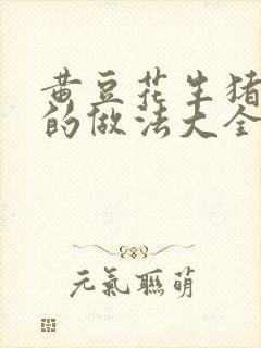 黄豆花生猪脚汤的做法大全