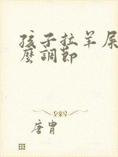 孩子拉羊屎蛋怎么调节