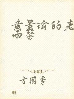 黄景瑜的老婆王雨馨