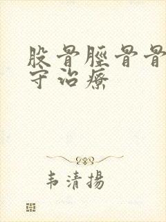 股骨胫骨骨折保守治疗