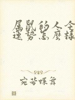属鼠的人今年的运势怎么样
