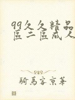 99久久精品一区二区成人