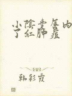 小阴囊唇内侧长了红肿痘