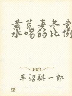 黄芪麦冬党参泡水喝的比例