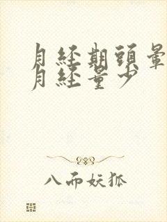 月经期头晕无力月经量少封面