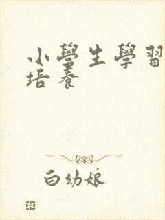 小学生学习习惯培养