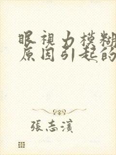 眼视力模糊什么原因引起的