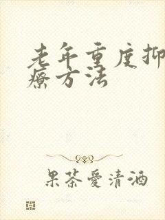 老年重度抑郁治疗方法封面