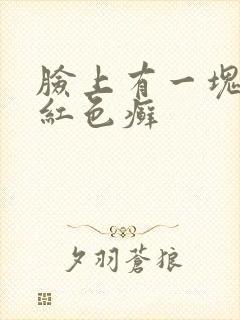 脸上有一块一块红色癣