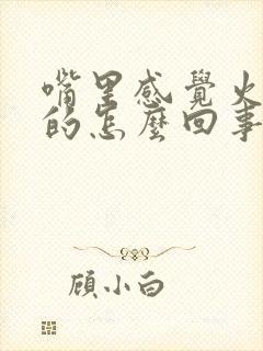 嘴里感觉火辣辣的怎么回事封面