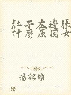 肚子左边胀疼是什么原因女性