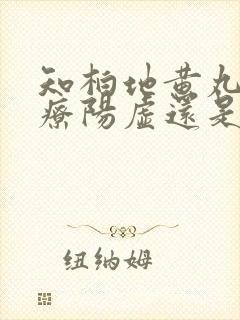知柏地黄丸是治疗阳虚还是阴虚的