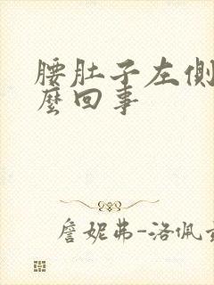 腰肚子左侧疼怎么回事