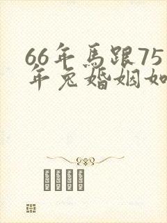 66年马跟75年兔婚姻如何