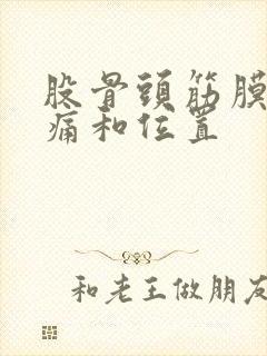 股骨头筋膜炎疼痛和位置封面