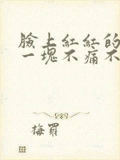 脸上红红的一块一块不痛不痒