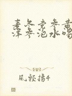 麦冬党参黄芪西洋参泡水喝的功效和作用